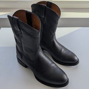 Ariat Men’s Heritage Roper Round Toe Western Boot - 9 Wide (EE) - Black